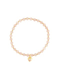 Heart Charm Beaded Bracelet