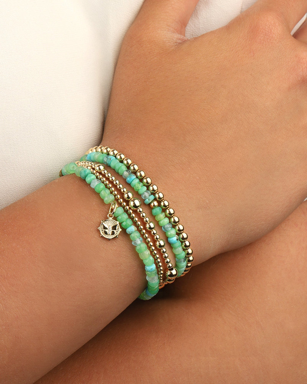 Mixed Beaded Stone Bracelet | 4mm