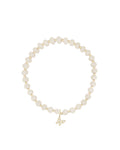 Butterfly Charm Beaded Moonstone Bracelet