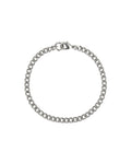 Diamond Cut Curb Chain Bracelet | 4mm