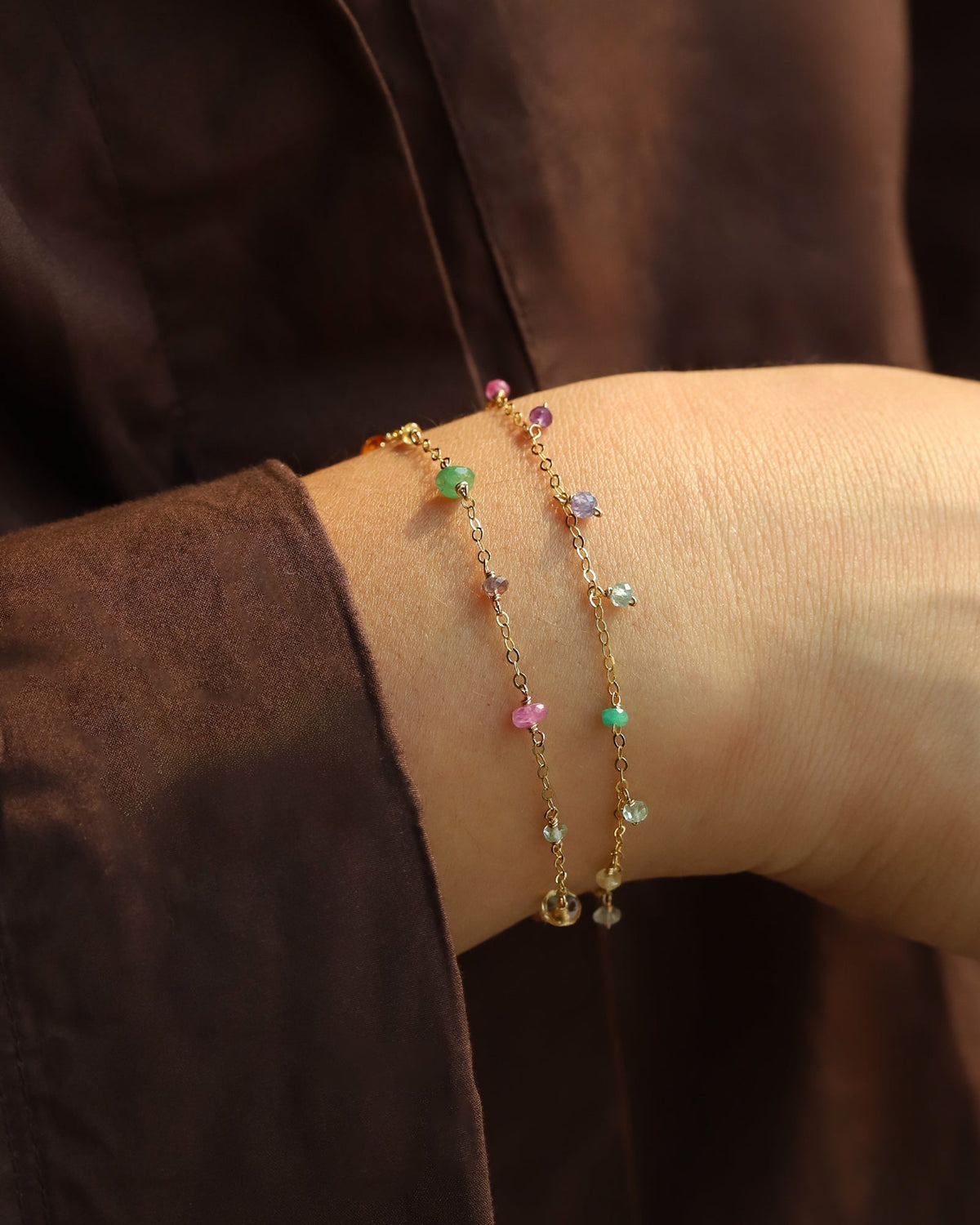 Shaker Mixed Stone Bracelet