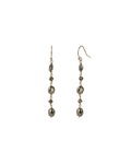 Oval Pyrite Mixed Drop Hooks