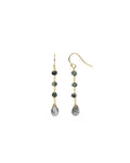 Rutilated Quartz Wire Wrapped Drop Hooks