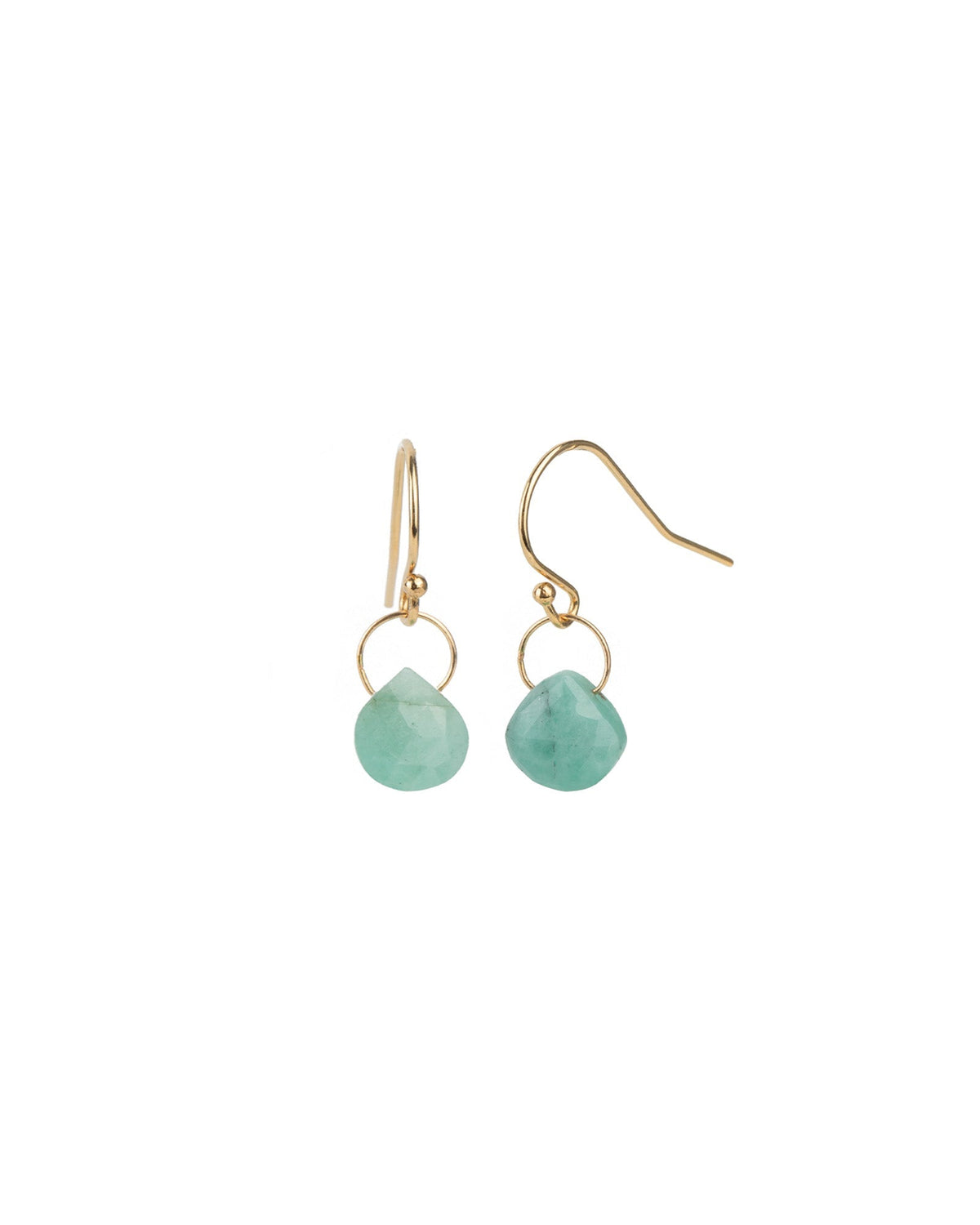 Emerald Heart Floating Drop Hooks