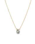 Rutilated Quartz Pear Cable Chain Necklace | 8mm