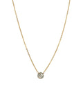 Labradorite Heart Cable Chain Necklace | 6mm