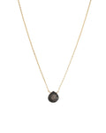 Hypersthene Heart Box Chain Necklace | 10mm