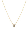 Labradorite Briolette Cable Chain Necklace | 8mm