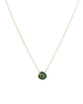 Apatite Heart Cable Chain Necklace | 6mm