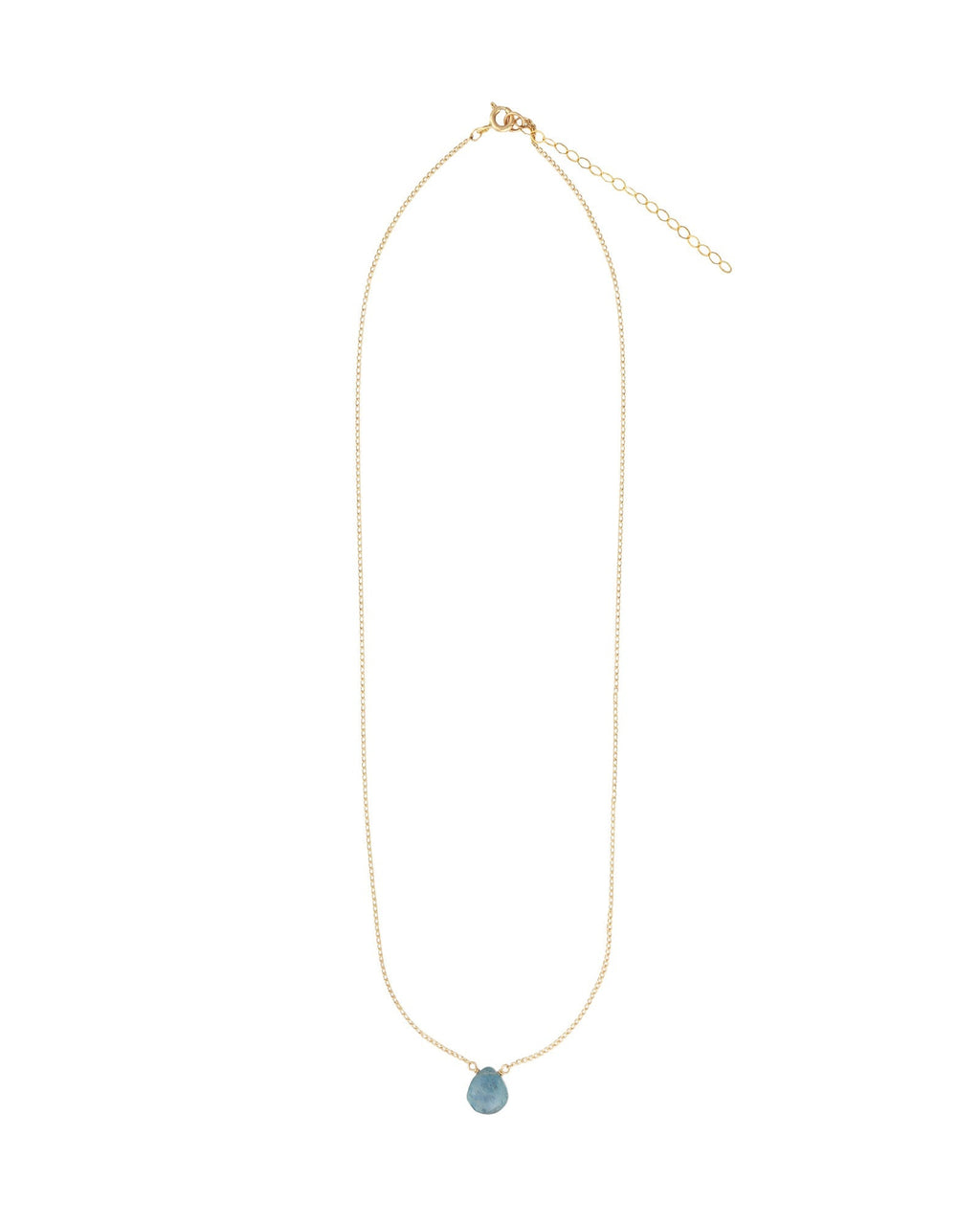Grandidierite Heart Curb Chain Necklace | 10mm