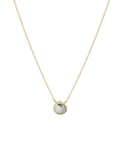 Peruvian Opal Heart Curb Chain Necklace | 10mm