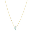 Apatite Marquise Cable Chain Necklace | 10mm