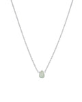 Aquamarine Birolette Cable Chain Necklace | 6mm