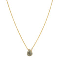 Mystic Quartz Pear Cable Chain Necklace | 6mm