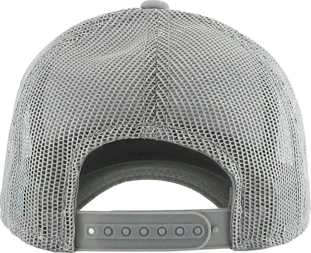 Grey Classic 5 Panel Mesh Back