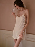 Krisley Side Tie String Nightdress (Cream)