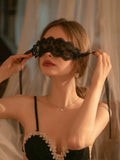 Jalyn Lace Eye Mask (Black)