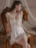 Lucia Lace Trim Padded Lingerie (Pink)