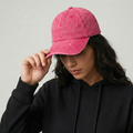 Classic Red Washed Cotton Cap