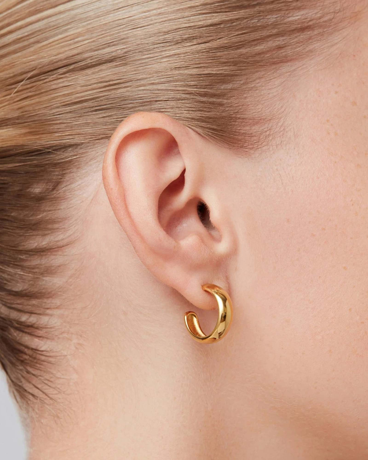 Staple Hoop Earrings - Small