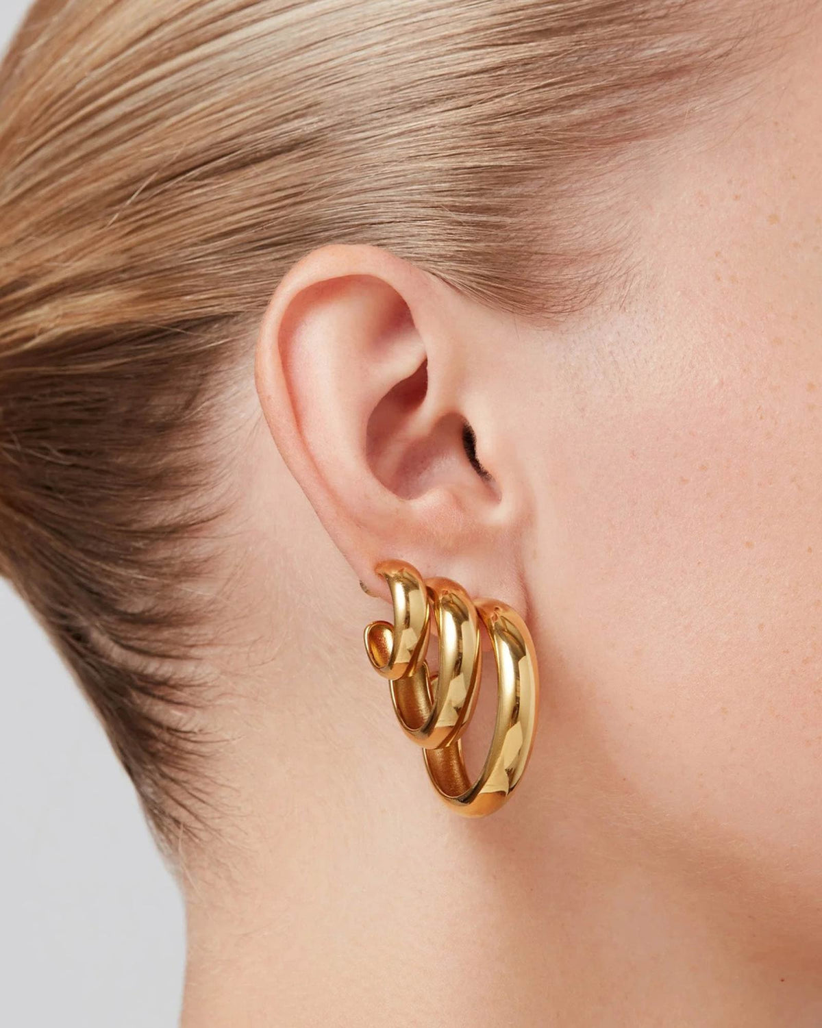 Staple Hoop Earrings - Small