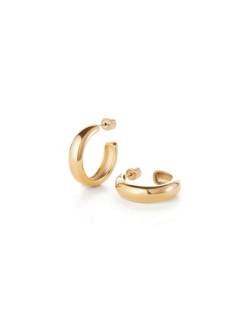 Staple Hoop Earrings - Medium