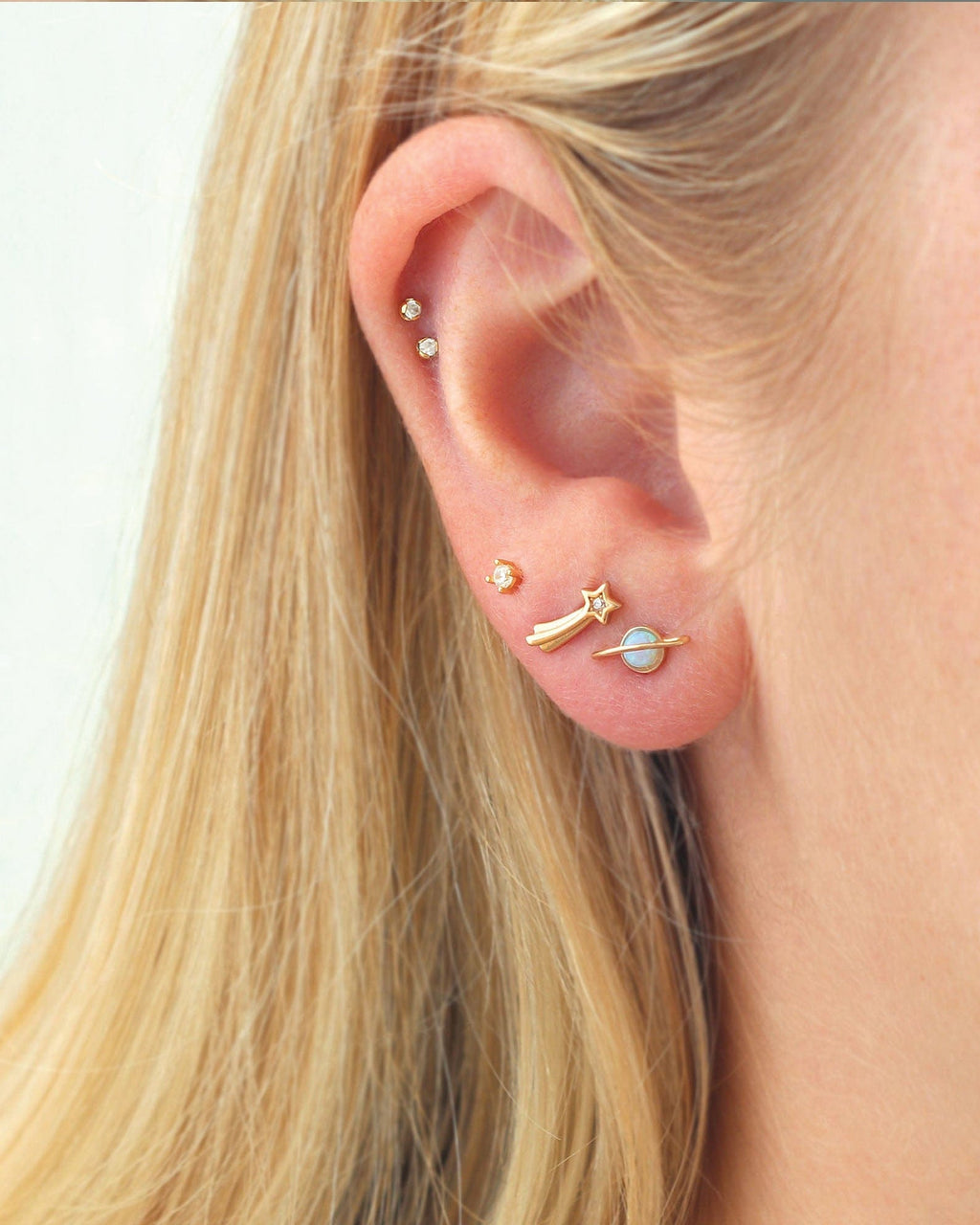 Shooting Star Stud Earrings