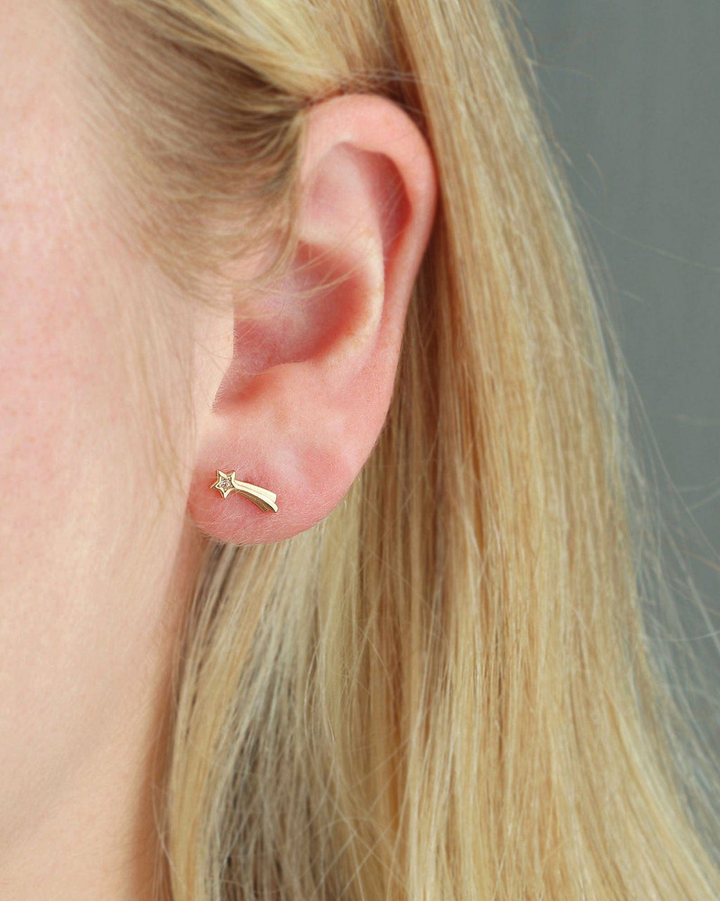 Shooting Star Stud Earrings