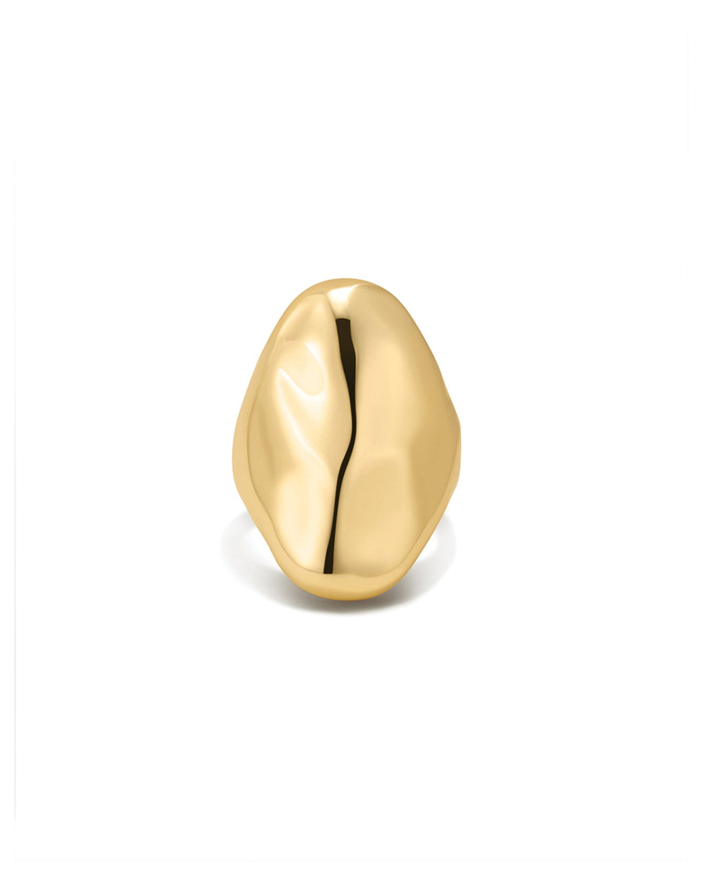 Liquid Metal Statement Ring