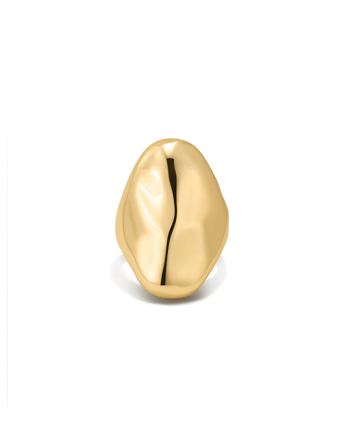 Liquid Metal Statement Ring