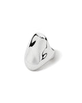 Liquid Metal Statement Ring