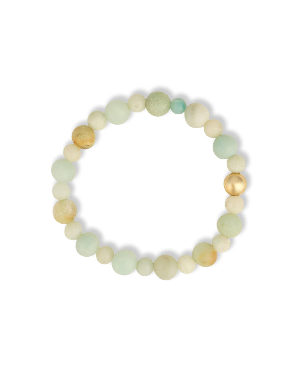 Amazonite Stone Stretch Bracelet | Small