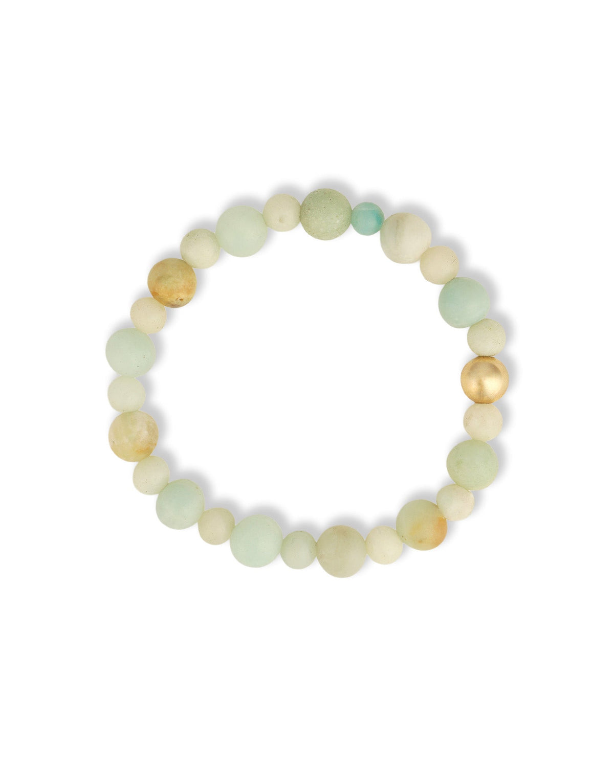 Amazonite Stone Stretch Bracelet | Small