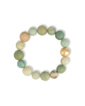 Amazonite Stone Stretch Bracelet | Large