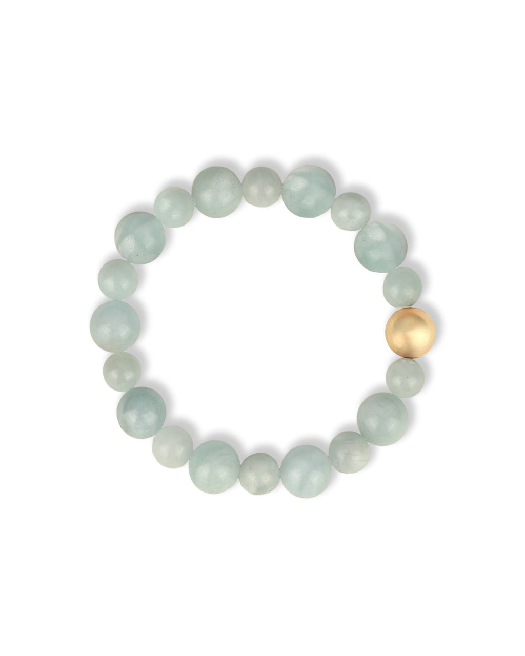 Aquamarine Stone Stretch Bracelet