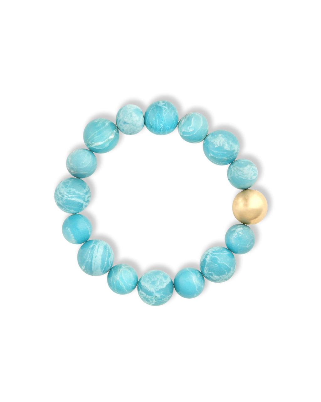 Larimar Stone Stretch Bracelet