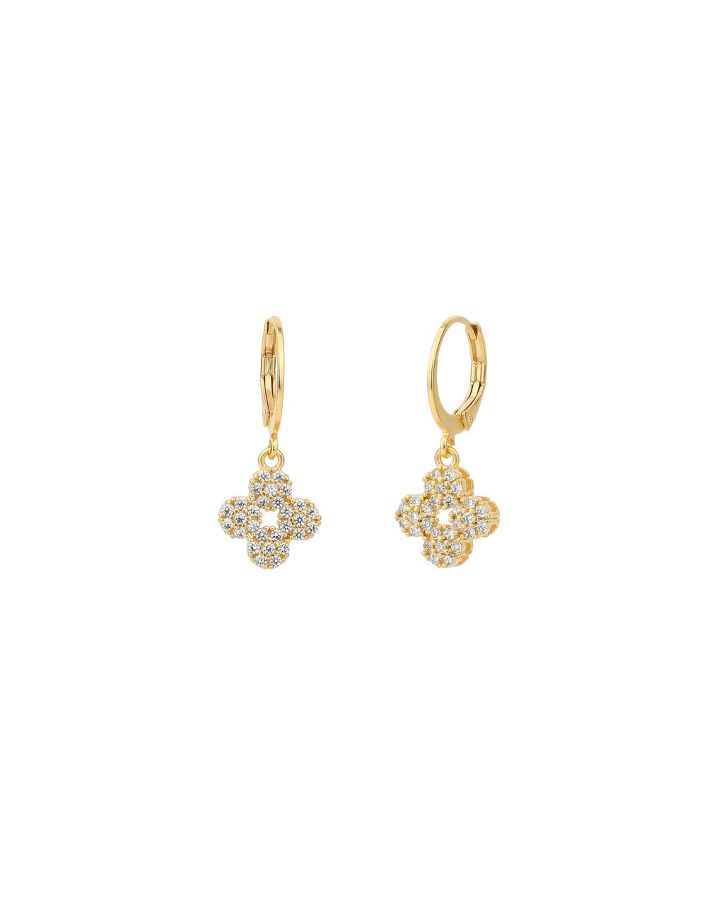 Pavé Flower Hooks