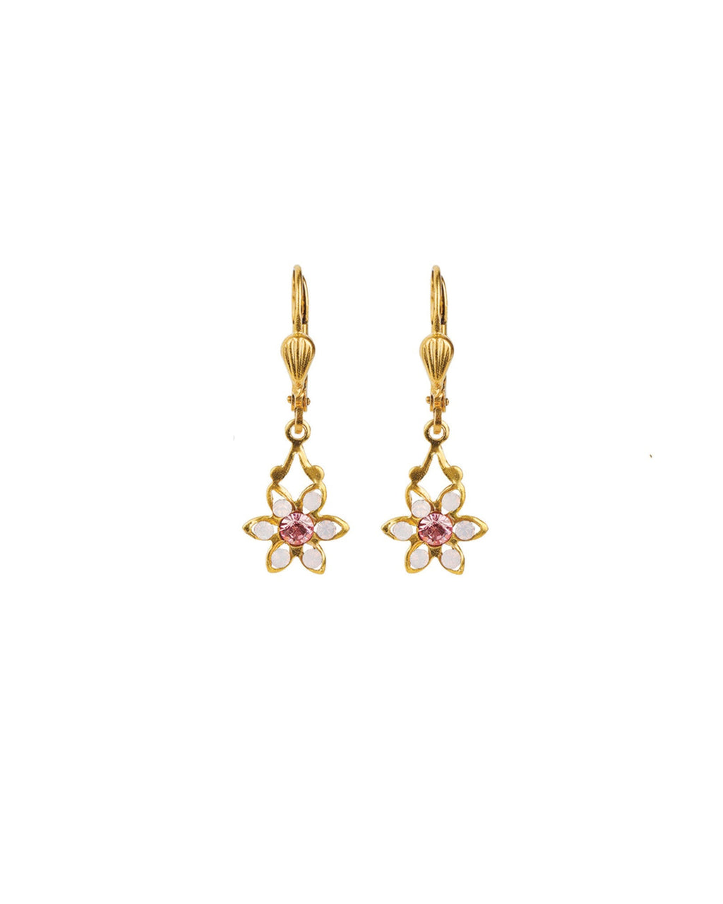 Flower Six Petal Crystal Hooks