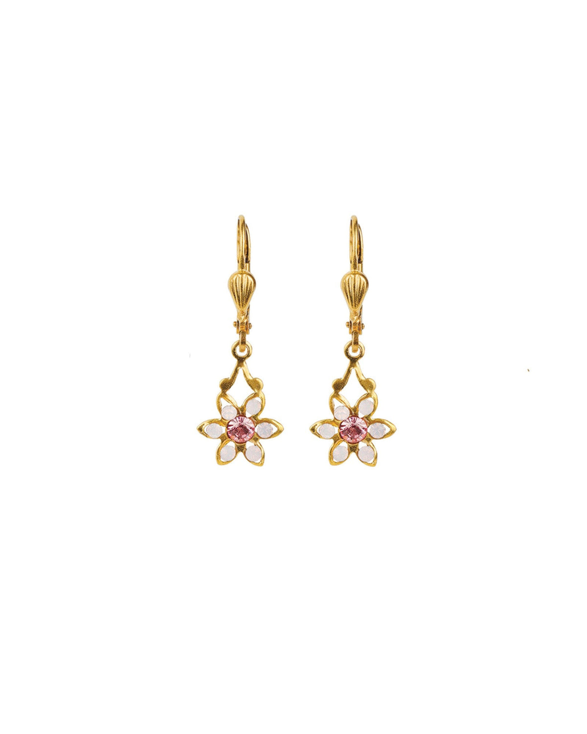 Flower Six Petal Crystal Hooks