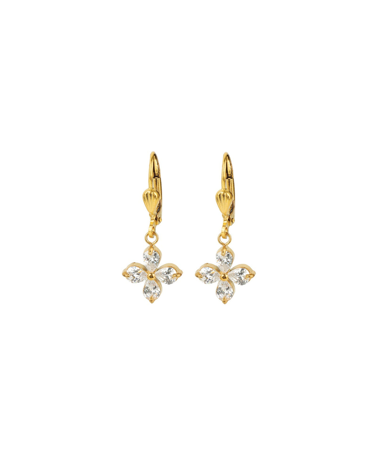Lotus Flower Four Crystal Hooks