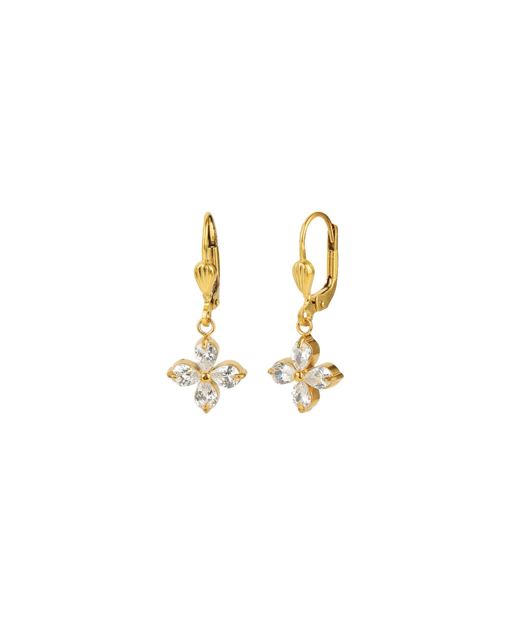 Lotus Flower Four Crystal Hooks