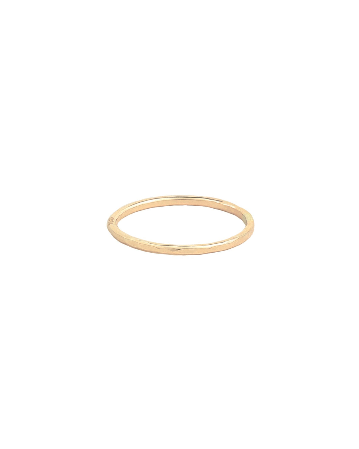 Hammer Textured Stacking Ring