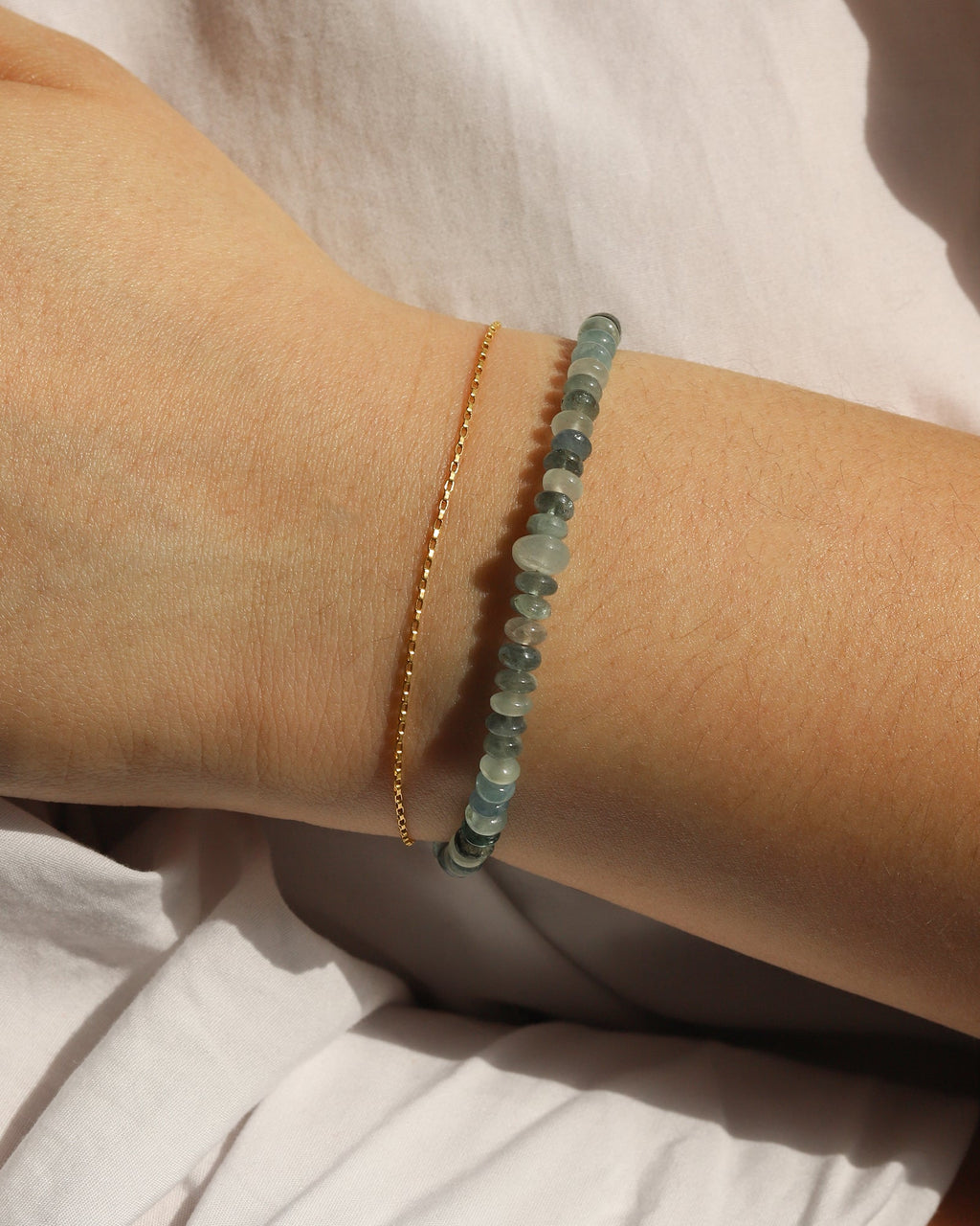 Thin Box Chain Bracelet