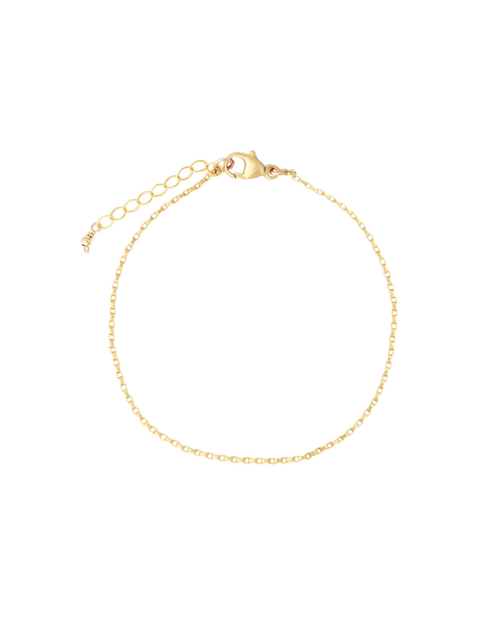 Thin Box Chain Bracelet