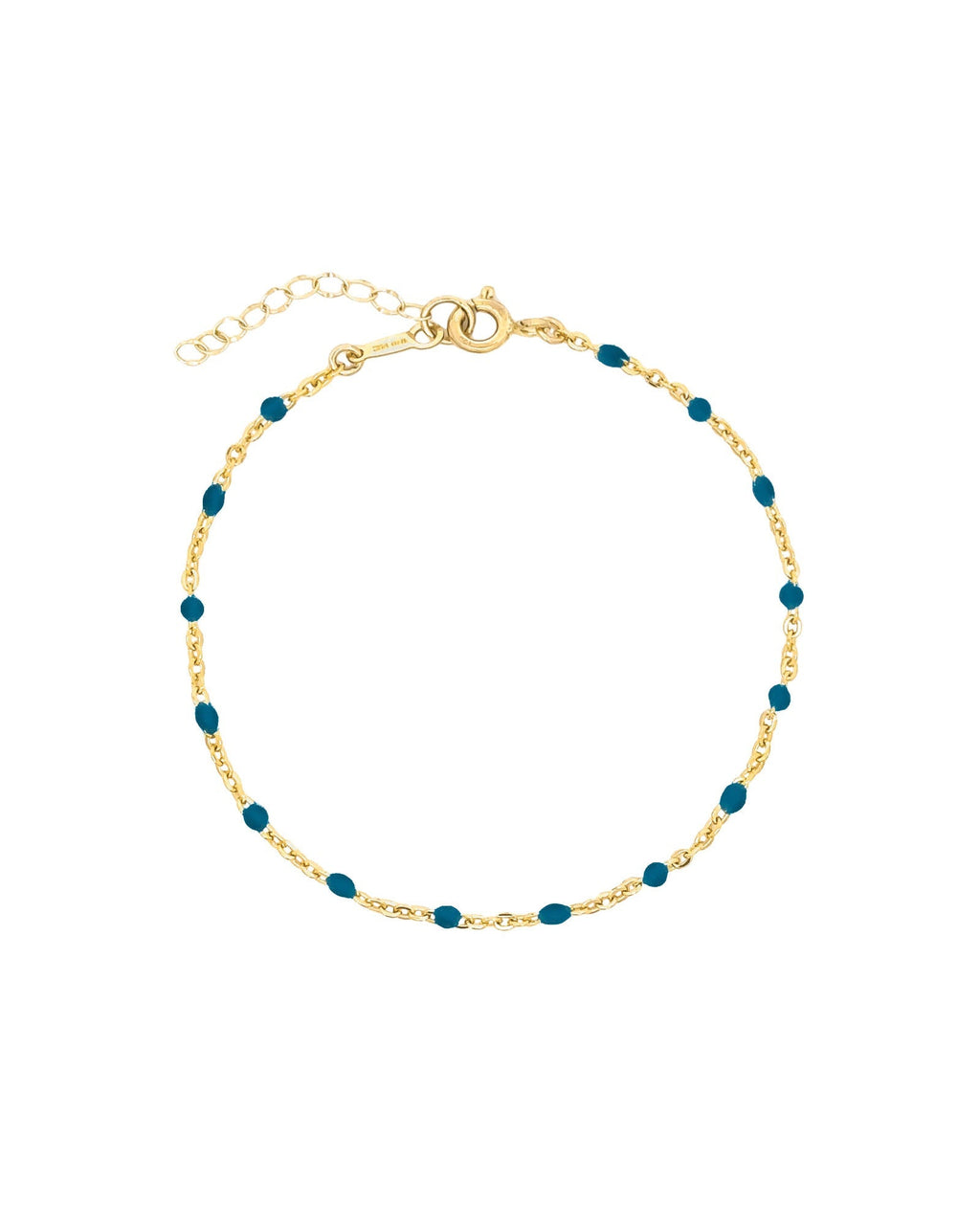 Enamel Beaded Chain Bracelet