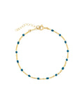 Enamel Beaded Chain Bracelet