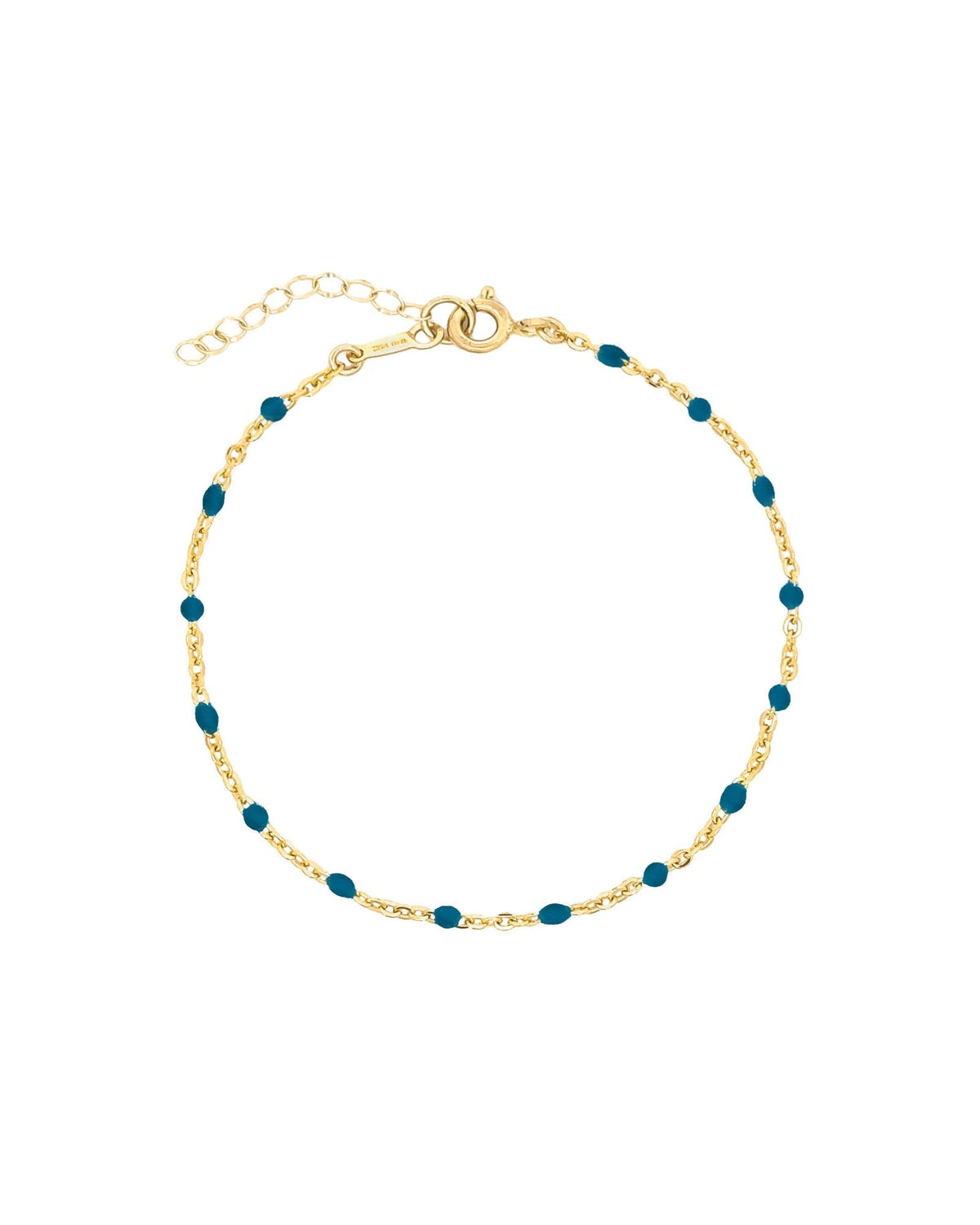 Enamel Beaded Chain Bracelet