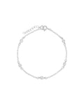 5 CZ Station Bracelet