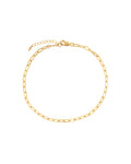 Paperclip Chain Anklet | Small