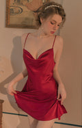Karley Feeling Good Nightdress (Maroon)